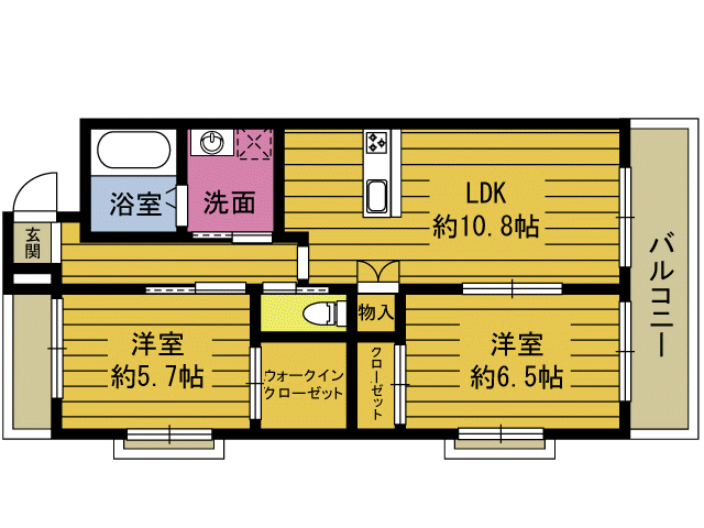 ＲＩＮＴ　７の間取り