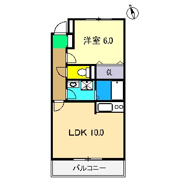 ハイツミルキーウェイの間取り