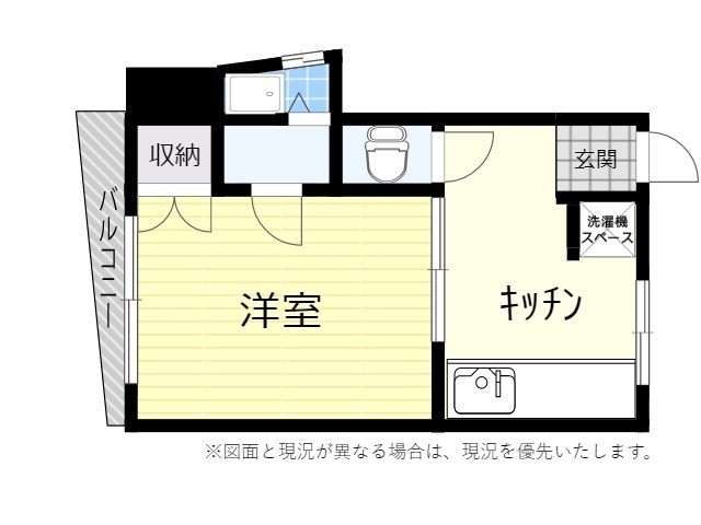 ビューハイム中央の間取り