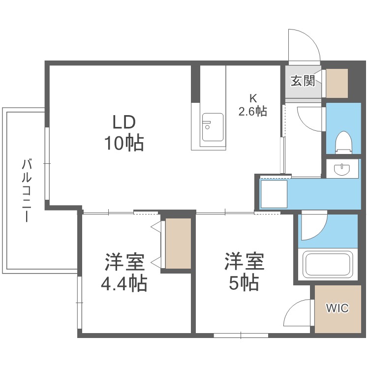 Ｓ－ＲＥＳＩＤＥＮＣＥ北円山ａｌｅｓｉａの間取り