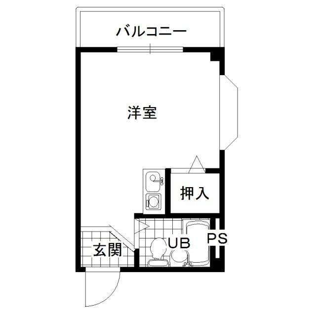 吹田市高城町のマンションの間取り