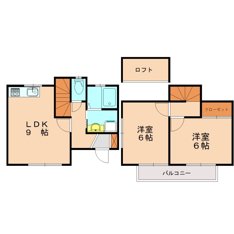 メゾン青葉A棟の間取り