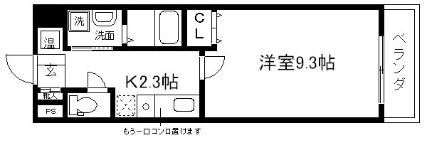 京都市下京区吉文字町のマンションの間取り