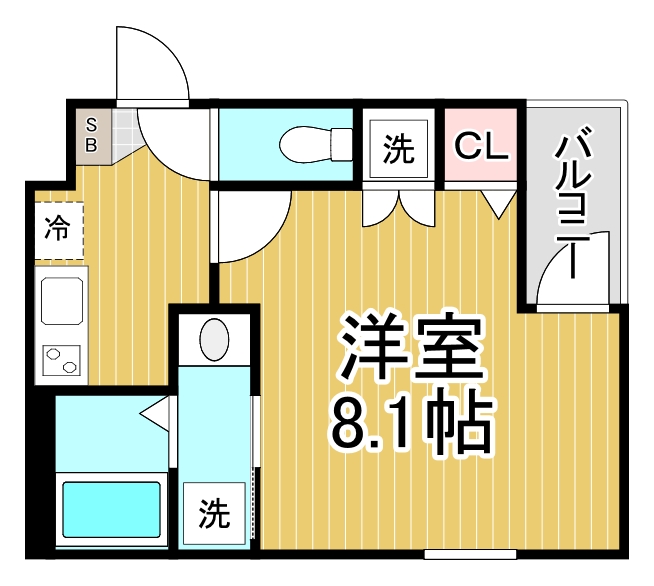 バズ大物の間取り