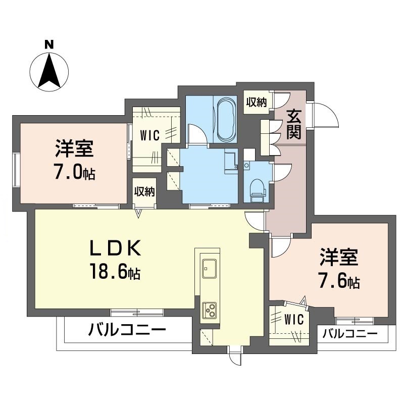 セント　リヴェールの間取り