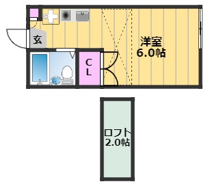 サウスヒル2の間取り