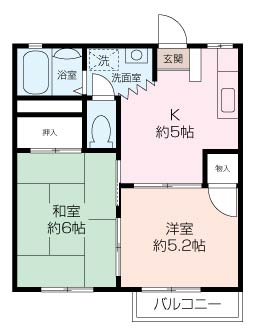 さくらハイムの間取り