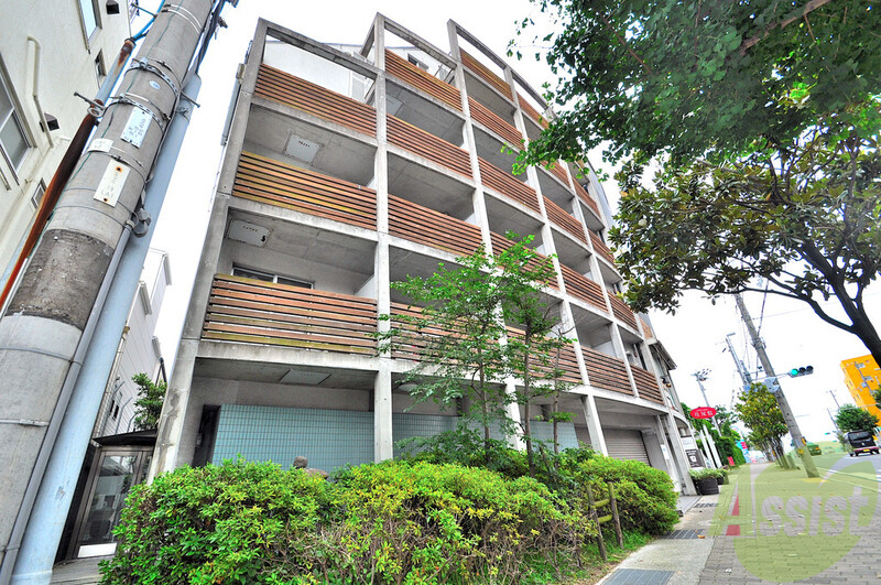 建物外観　緑があるので心地良い気分になり、癒されそうな外観です。