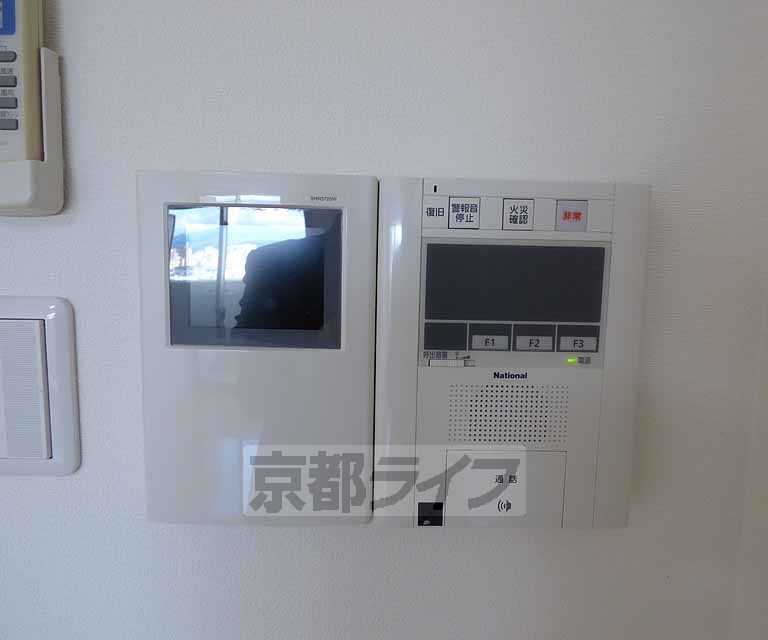 セキュリティ　来客も安心です。