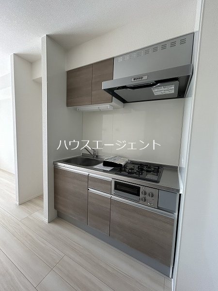 キッチン　2口ガスシステムキッチンです☆