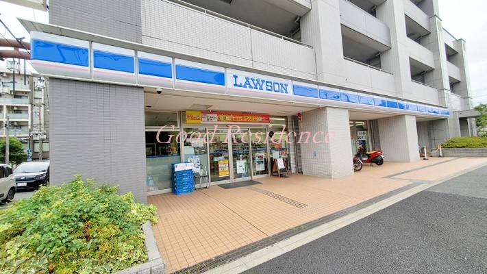 コンビニ　ローソン新城中町店（コンビニ）まで444m