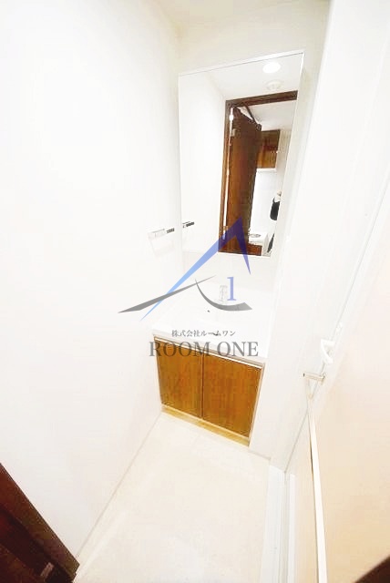 洗面設備　洗面台です。