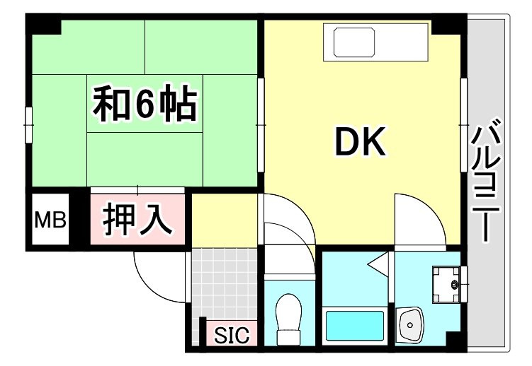 DITA笠松通の間取り写真