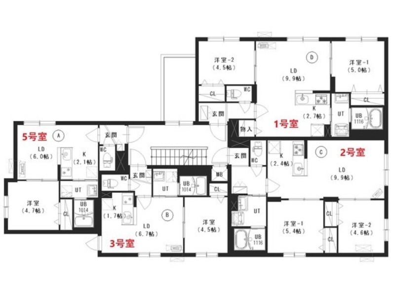 その他共有部分　全体間取り図