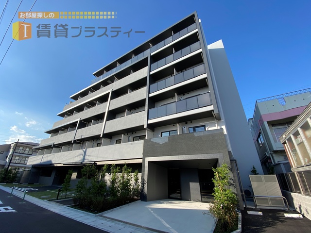 建物外観　堂々完成。ハイグレードレジデンス。
