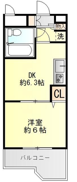 ライオンズプラザ北仙台の間取り写真