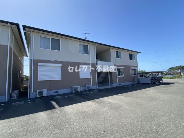 建物外観　【リバー・パーク・タウンB棟】間取りです