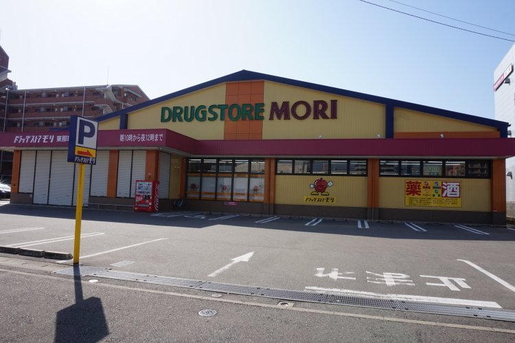 ドラックストア　DRUG STORE MORI(ドラッグストアモリ) 東那珂（ドラッグストア）まで497m