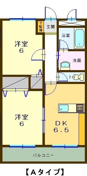 ヴィラメゾンイトウの間取り写真