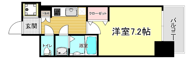 フォーリアライズ弁天町ノビアの間取り写真