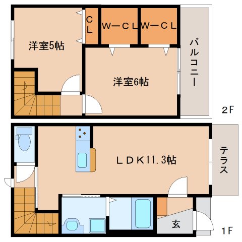 ベルパージュ東紀寺の間取り写真