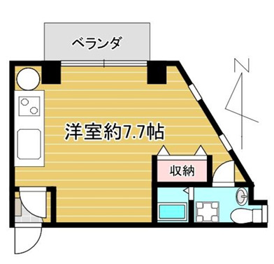 Angelot浜崎通の間取り写真