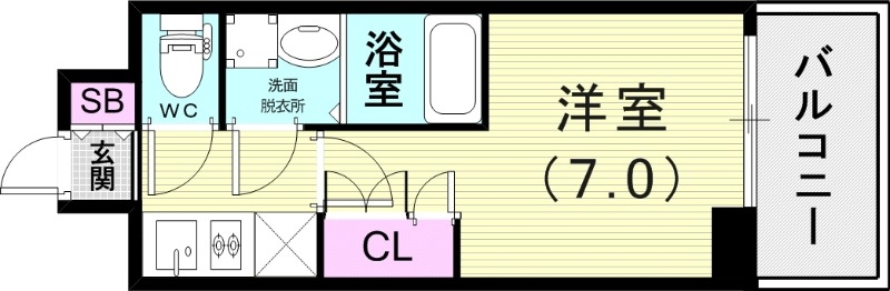 ワールドアイ神戸ハーバーランドIIの間取り写真