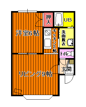 コーポイケダＡの間取り