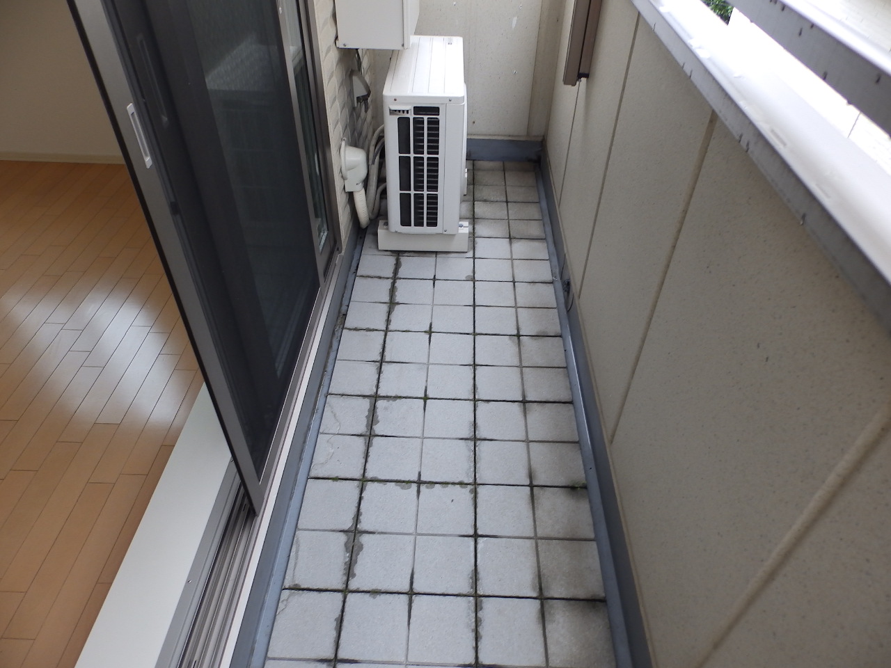 バルコニー　角部屋