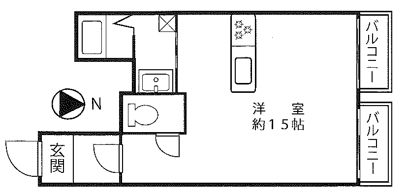 コットンライフMBSの間取り