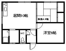 柴第３コーポの間取り