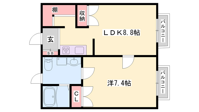 Ｋ・ＨＯＵＳＥの間取り