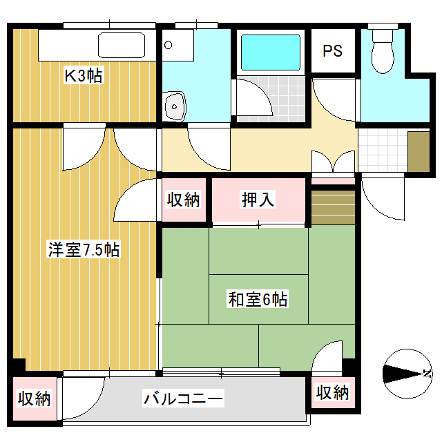 グリーンマンション（東御）の間取り