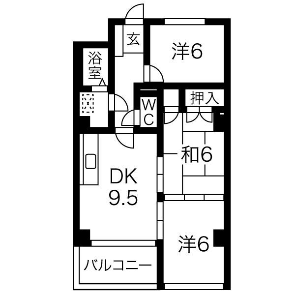 ロイヤルハウスの間取り