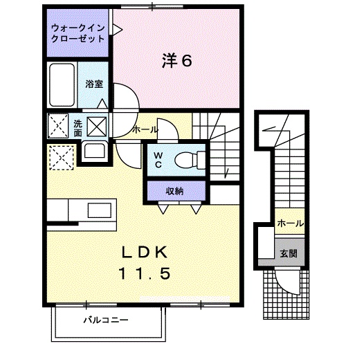 【リバーサイドブリーズの間取り】