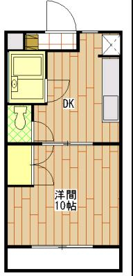 西遠ハイツの間取り