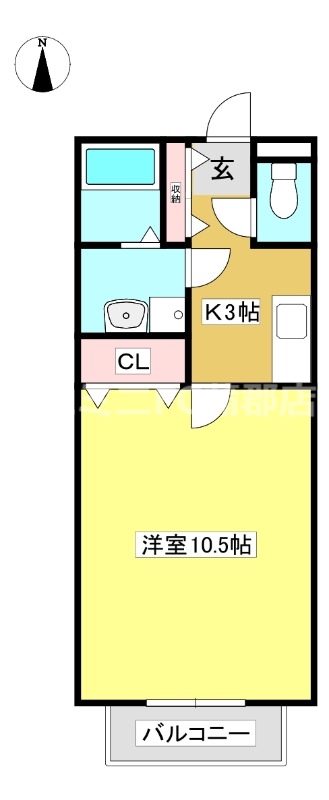 ベガアームズの間取り