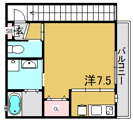 エスポワール　カナヤの間取り