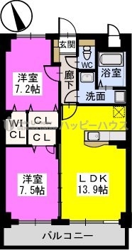 リ・エミネンスの間取り