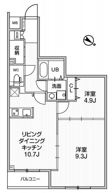 ジェノヴィア板橋本町IIIスカイガーデンの間取り