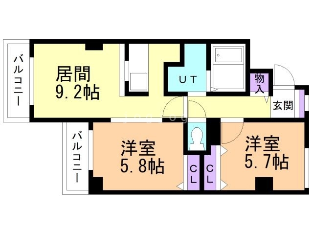 シルキーハイツ裏参道の間取り