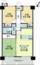 ライオンズマンション鳴門の間取り