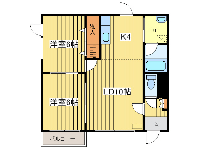 アールティー北８条の間取り