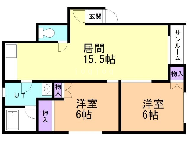 ハイツ高尾IIの間取り