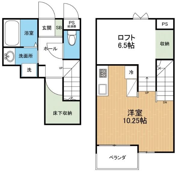 グランツ壺川の間取り