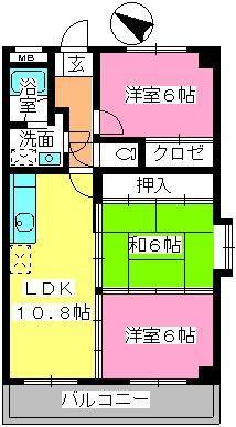 リバティー相生の間取り