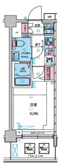 葛飾区立石のマンションの間取り