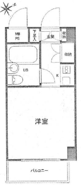 八王子市暁町のマンションの間取り