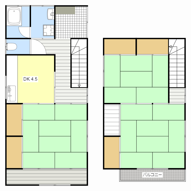 磐田市見付戸建の間取り