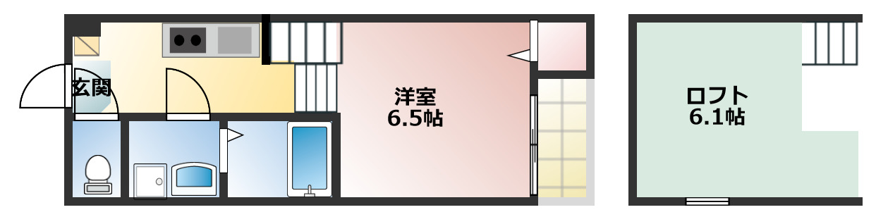 プライム下坂の間取り